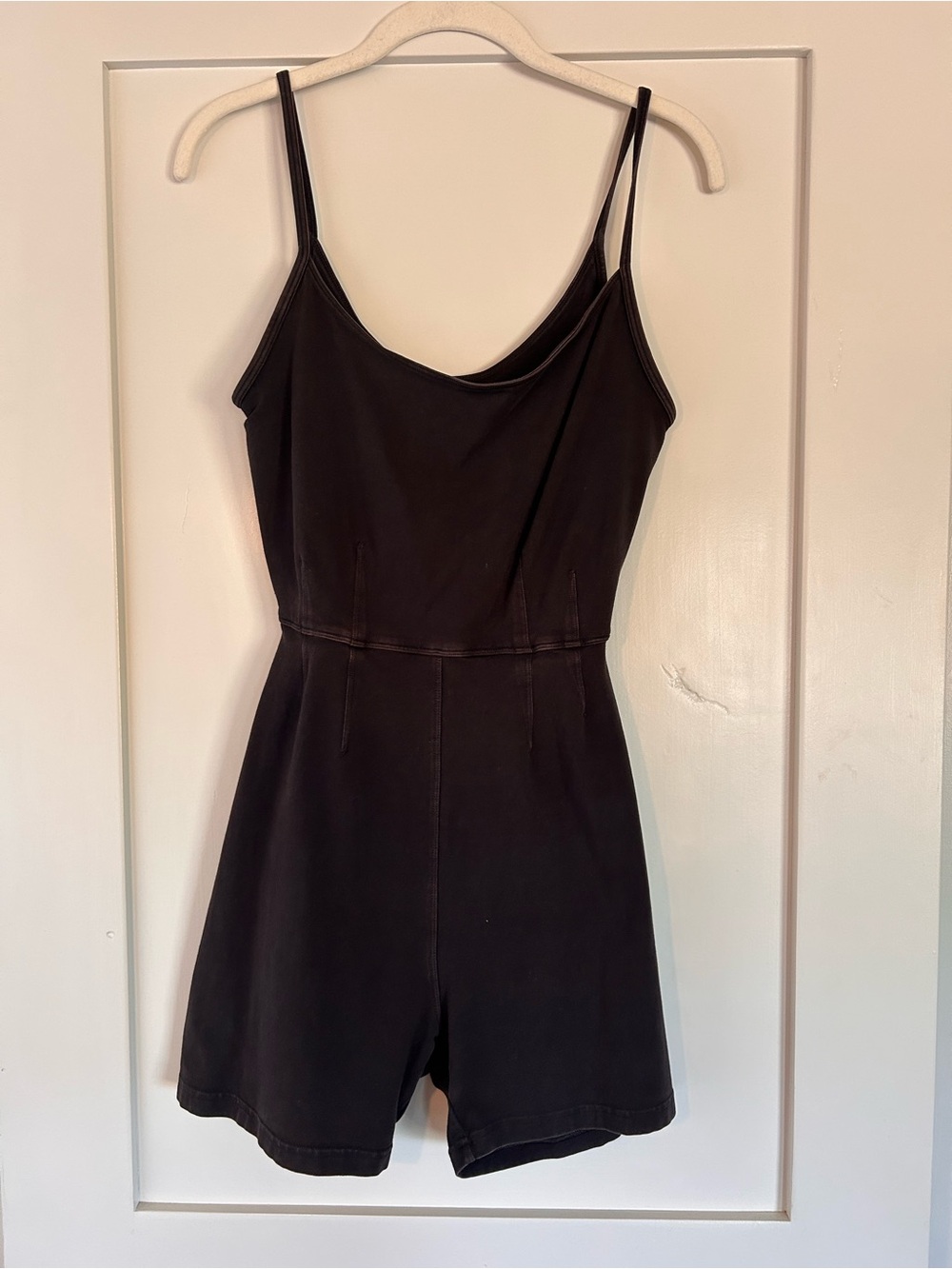 A&E Offline Black Spaghetti Strap Romper